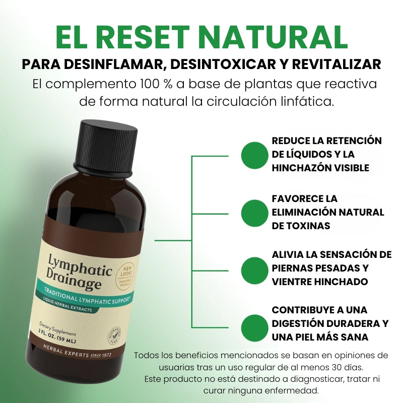 Drenaje linfático líquido – Recupera ligereza, energía y una piel lisa